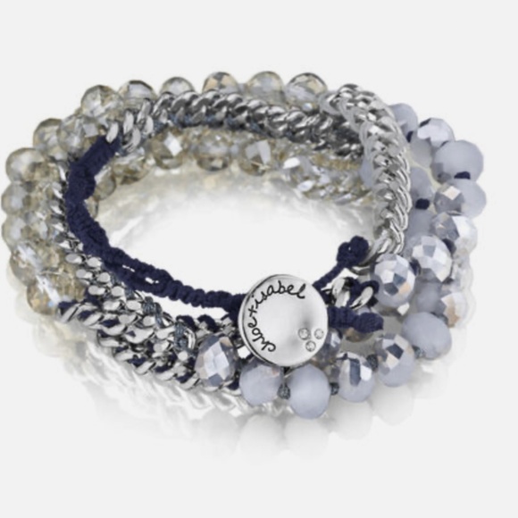 Chloe + Isabel Bead + Chain Multi-Wrap Bracelet B079NRAW NEW Original Dust Bag - Picture 1 of 7